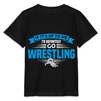 Wrestling Trainer Wrestling Wrestling Gift - Stanley/Stella MINI CREATOR Kids’ T-Shirt - black - Front - Mikhail (115cm)