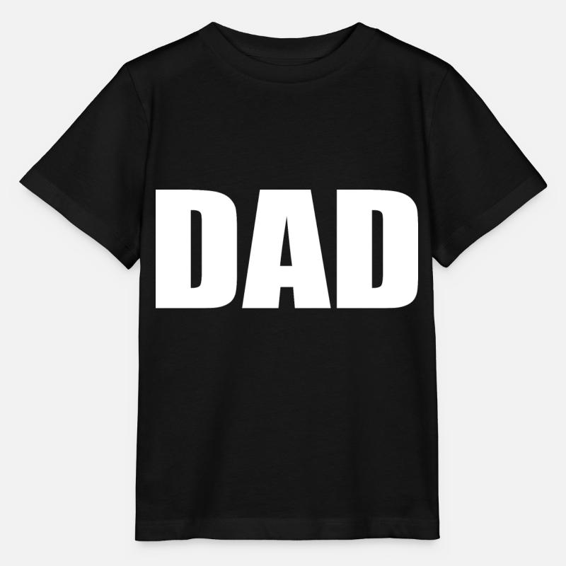 Dad - T-shirt bio MINI CREATOR Stanley/Stella Enfant - noir
