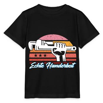 Sanitär Klempner Anlagenmechaniker Geschenk - Stanley/Stella Kinder T-Shirt MINI CREATOR  - Schwarz - Vorne - Mikhail (115cm)