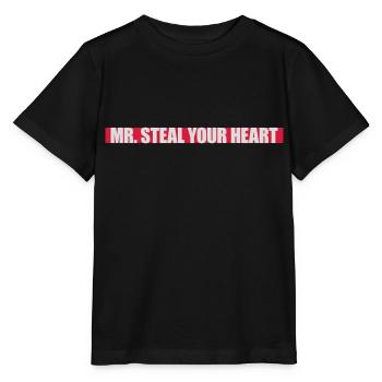 mr steal your heart - Stanley/Stella MINI CREATOR Kids’ T-Shirt - black - Front - Mikhail (115cm)