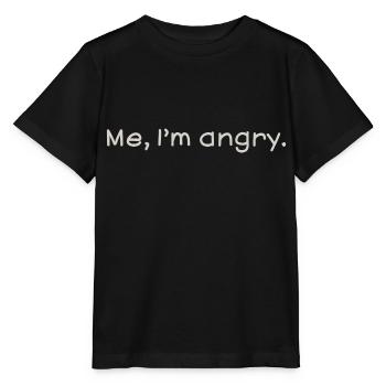 Angry - Stanley/Stella Kinder T-Shirt MINI CREATOR  - Schwarz - Vorne - Mikhail (115cm)
