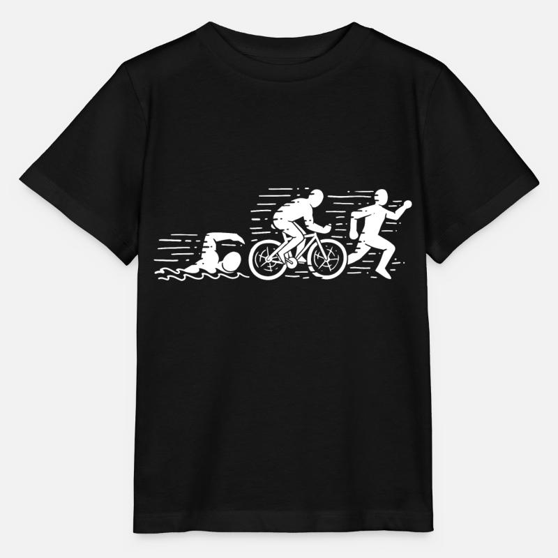 Triathlon - triathlete - Stanley/Stella MINI CREATOR Kids’ T-Shirt - black