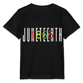 Juneteenth Black History Celebrating Black Freedom - T-shirt bio MINI CREATOR Stanley/Stella Enfant - noir - Devant - Mikhail (115cm)
