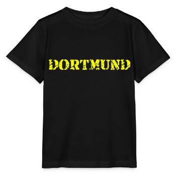 Dortmund Slogan - Ruhrpott - Deutschland - Stanley/Stella Kinder T-Shirt MINI CREATOR  - Schwarz - Vorne - Mikhail (115cm)