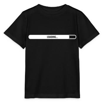 loading bar loading waiting empty - Stanley/Stella MINI CREATOR Kids’ T-Shirt - black - Front - Mikhail (115cm)