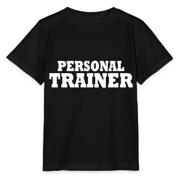 Personal trainer - Stanley/Stella MINI CREATOR Kids’ T-Shirt - black - Front - Mikhail (115cm)