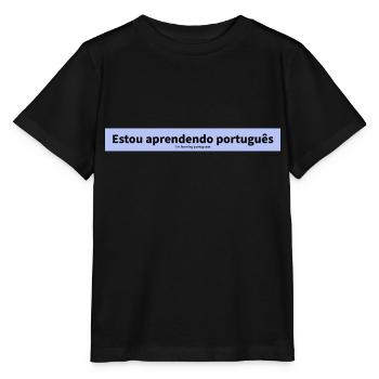 Portugiesisch - Stanley/Stella Kinder T-Shirt MINI CREATOR  - Schwarz - Vorne - Mikhail (115cm)