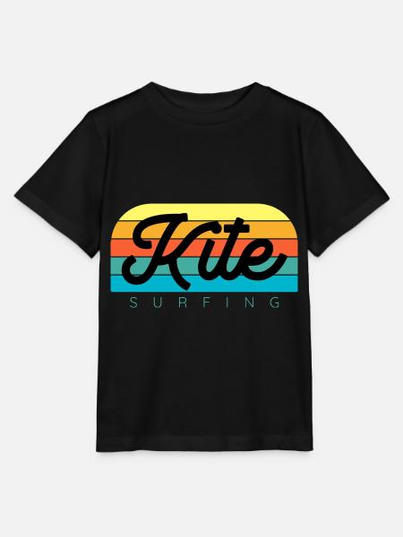 Kitesurfen Kitesurf Kitesurfer Kiteboard - Stanley/Stella Kinder T-Shirt MINI CREATOR - Schwarz