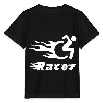 Behinderung schwarzer Humor Rollstuhl Handicap - Stanley/Stella Kinder T-Shirt MINI CREATOR  - Schwarz - Vorne - Mikhail (115cm)