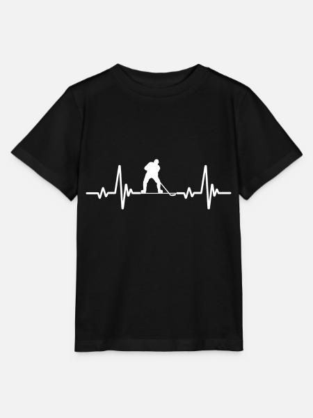 Eishockeyspieler Design - Stanley/Stella Kinder T-Shirt MINI CREATOR  - Schwarz