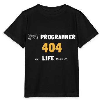 IT Informatik Informatiker Computerarbeit Geschenk - Stanley/Stella Kinder T-Shirt MINI CREATOR  - Schwarz - Vorne - Mikhail (115cm)