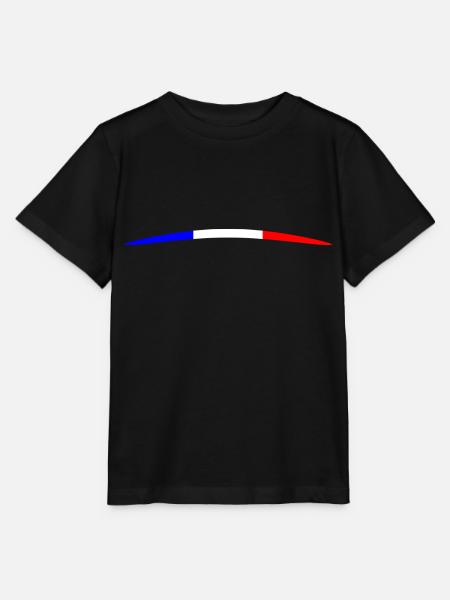 France - Design courbé - Nouveau - T-shirt bio MINI CREATOR Stanley/Stella Enfant - noir