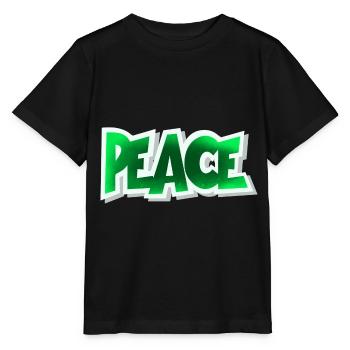 Peace - Stanley/Stella Kinder T-Shirt MINI CREATOR  - Schwarz - Vorne - Mikhail (115cm)