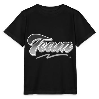 Équipe - T-shirt bio MINI CREATOR Stanley/Stella Enfant - noir - Devant - Mikhail (115cm)