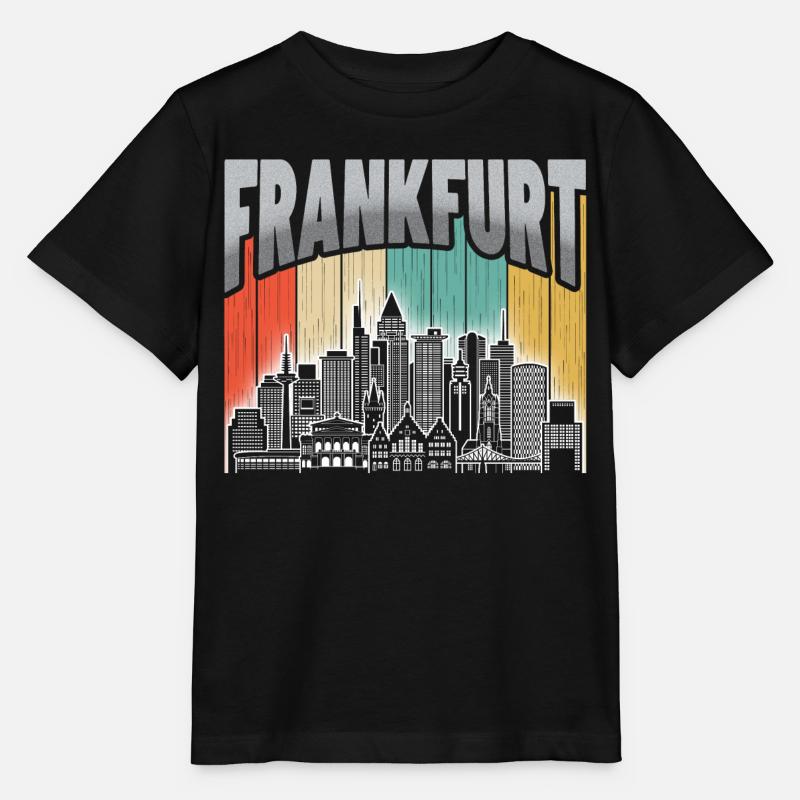 Frankfurt Germany Frankfurt, Deutschland - Stanley/Stella Kinder T-Shirt MINI CREATOR  - Schwarz