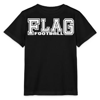 Flag Football Player and Player Design - Stanley/Stella MINI CREATOR Kids’ T-Shirt - black - Front - Mikhail (115cm)