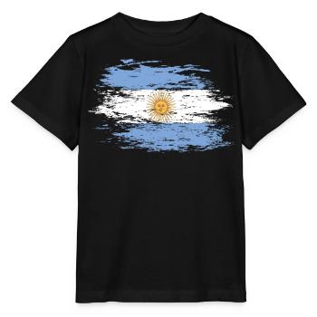 Argentina used - Stanley/Stella MINI CREATOR Kids’ T-Shirt - black - Front - Mikhail (115cm)
