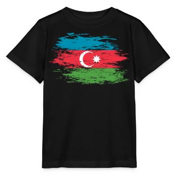 Aserbaidschan used - Stanley/Stella Kinder T-Shirt MINI CREATOR  - Schwarz - Vorne - Mikhail (115cm)