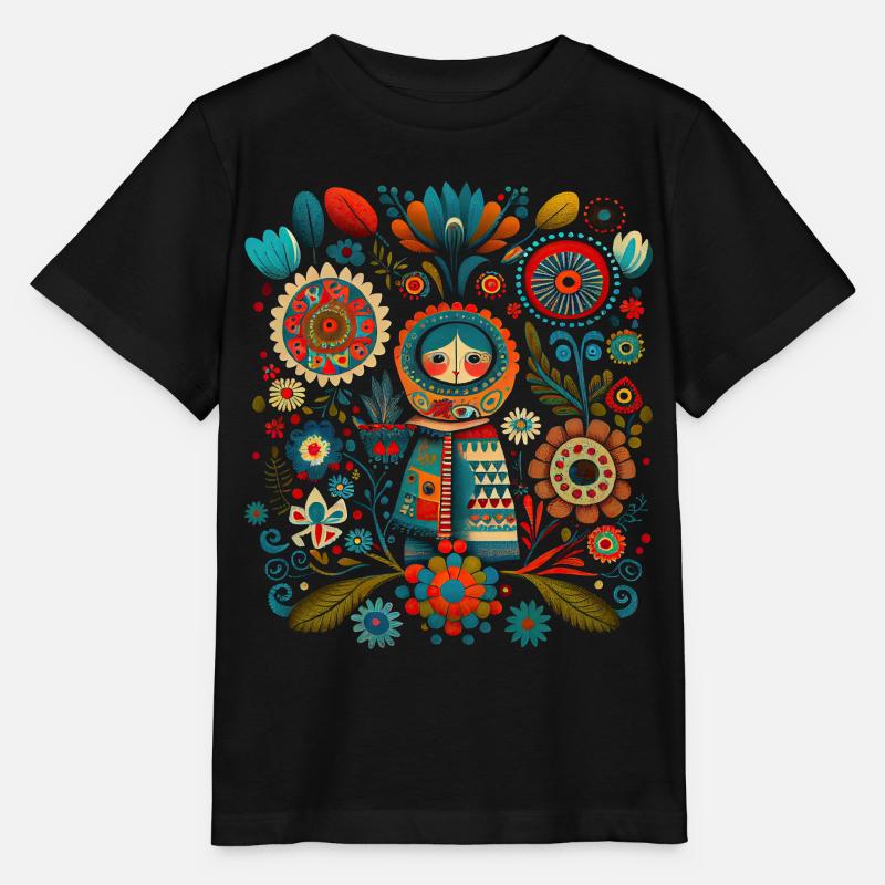 Fleuriste - T-shirt bio MINI CREATOR Stanley/Stella Enfant - noir