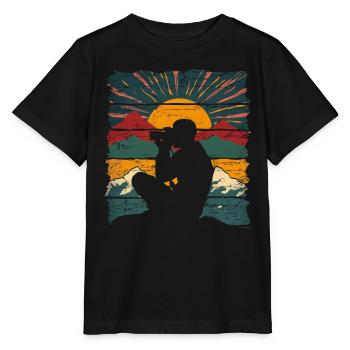 Fotografie Naturfotografie Spiegelreflexkamera - Stanley/Stella Kinder T-Shirt MINI CREATOR  - Schwarz - Vorne - Mikhail (115cm)