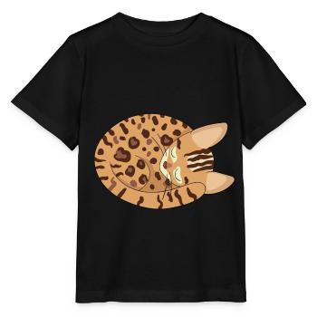 Bengal Hauskatze Katzendame - Stanley/Stella Kinder T-Shirt MINI CREATOR  - Schwarz - Vorne - Mikhail (115cm)
