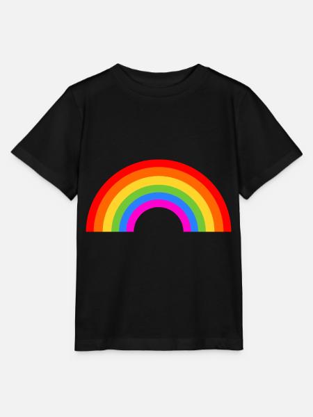 tęcza - Stanley/Stella T-shirt MINI CREATOR til børn - sort