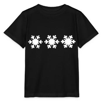 Schnee - Stanley/Stella Kinder T-Shirt MINI CREATOR  - Schwarz - Vorne - Mikhail (115cm)