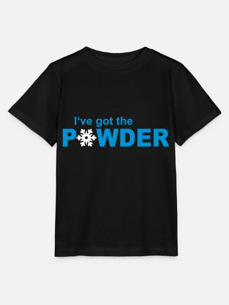Schnee - Stanley/Stella Kinder T-Shirt MINI CREATOR - Schwarz