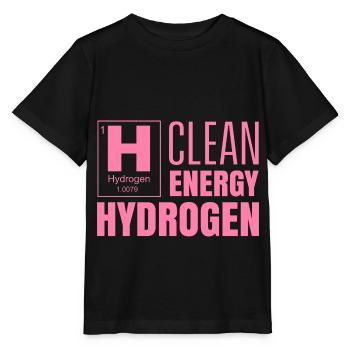 Énergie propre Hydrogène Hydrogène Carburant - T-shirt bio MINI CREATOR Stanley/Stella Enfant - noir - Devant - Mikhail (115cm)