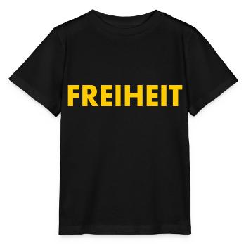 freiheit - Stanley/Stella Kinder T-Shirt MINI CREATOR  - Schwarz - Vorne - Mikhail (115cm)