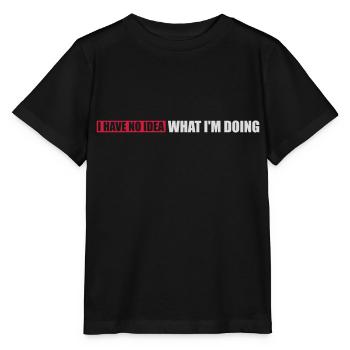 Aucune idée - T-shirt bio MINI CREATOR Stanley/Stella Enfant - noir - Devant - Mikhail (115cm)