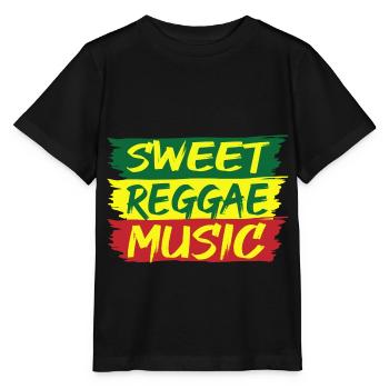Sweet Reggae - Stanley/Stella Kinder T-Shirt MINI CREATOR  - Schwarz - Vorne - Mikhail (115cm)