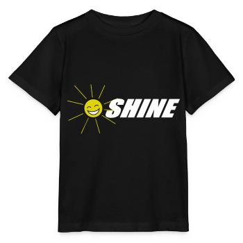 SUNSHINE funny pictures sun funny sayings - Stanley/Stella MINI CREATOR Kids’ T-Shirt - black - Front - Mikhail (115cm)