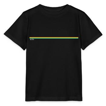 48k zx spectrum inspired rainbow stripe - Stanley/Stella MINI CREATOR Kids’ T-Shirt - black - Front - Mikhail (115cm)