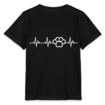 Hundepfote - Stanley/Stella Kinder T-Shirt MINI CREATOR  - Schwarz - Vorne - Mikhail (115cm)