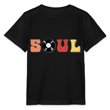 Musique Soul - T-shirt bio MINI CREATOR Stanley/Stella Enfant - noir - Devant - Mikhail (115cm)