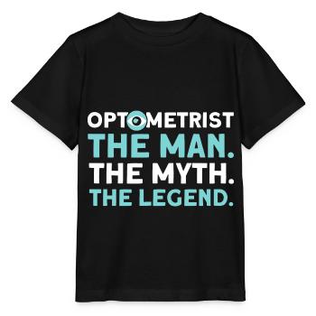 Ophthalmologist Optometry Optician Optician Optician Optician - Stanley/Stella MINI CREATOR Kids’ T-Shirt - black - Front - Mikhail (115cm)
