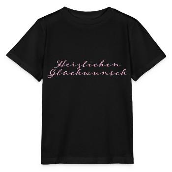 Herzlichen Glückwunsch - Stanley/Stella Kinder T-Shirt MINI CREATOR  - Schwarz - Vorne - Mikhail (115cm)