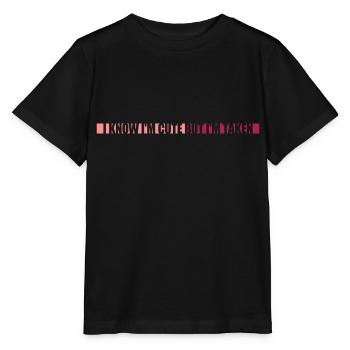 cute but taken quote - Stanley/Stella MINI CREATOR Kids’ T-Shirt - black - Front - Mikhail (115cm)