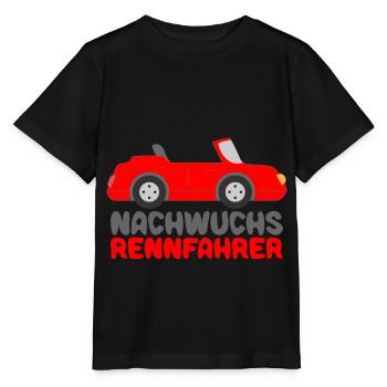 Nachwuchs Auto Rennfahrer Rennwagen Baby Jungen - Stanley/Stella Kinder T-Shirt MINI CREATOR  - Schwarz - Vorne - Mikhail (115cm)