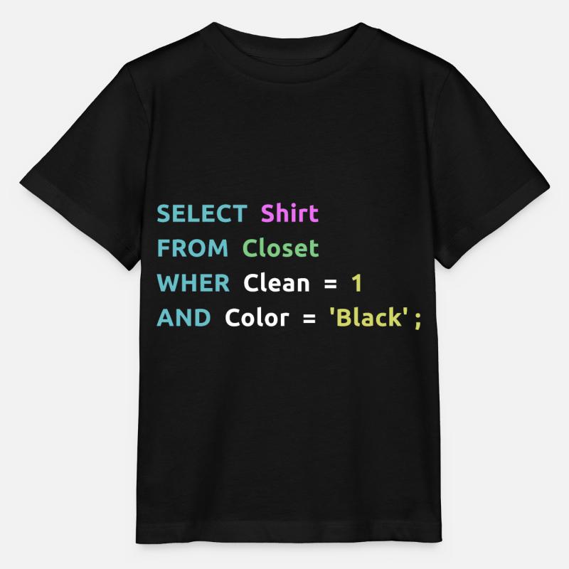 Nerd Computer Computer Work Coder Gift Idea - Stanley/Stella MINI CREATOR Kids’ T-Shirt - black