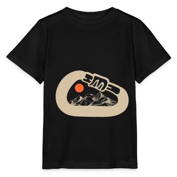 Klettern Sport Karabiner - Stanley/Stella Kinder T-Shirt MINI CREATOR  - Schwarz - Vorne - Mikhail (115cm)