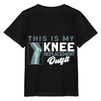 Patient Knie Operation Bionisches Knie - Stanley/Stella Kinder T-Shirt MINI CREATOR  - Schwarz - Vorne - Mikhail (115cm)