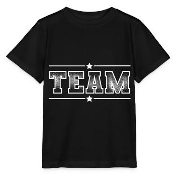 équipe - T-shirt bio MINI CREATOR Stanley/Stella Enfant - noir - Devant - Mikhail (115cm)