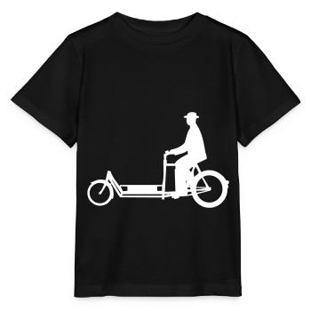 Long John Bicycle - Stanley/Stella Kinder T-Shirt MINI CREATOR  - Schwarz - Vorne - Mikhail (115cm)