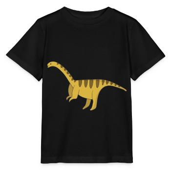 Dinosaur herbivores - Stanley/Stella MINI CREATOR Kids’ T-Shirt - black - Front - Mikhail (115cm)