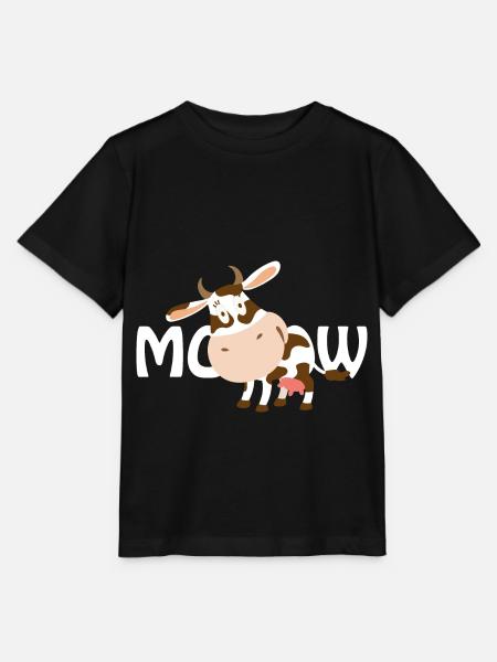koe - Stanley/Stella Kinder-T-shirt MINI CREATOR  - zwart