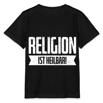 Religion Atheist Agnostiker Geburtstag Geschenk - Stanley/Stella Kinder T-Shirt MINI CREATOR  - Schwarz - Vorne - Mikhail (115cm)