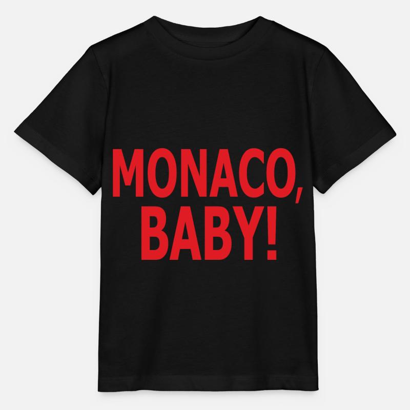 Monaco, bébé! - T-shirt bio MINI CREATOR Stanley/Stella Enfant - noir