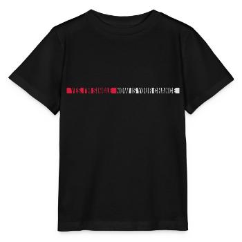 célibataire maintenant votre chance - T-shirt bio MINI CREATOR Stanley/Stella Enfant - noir - Devant - Mikhail (115cm)